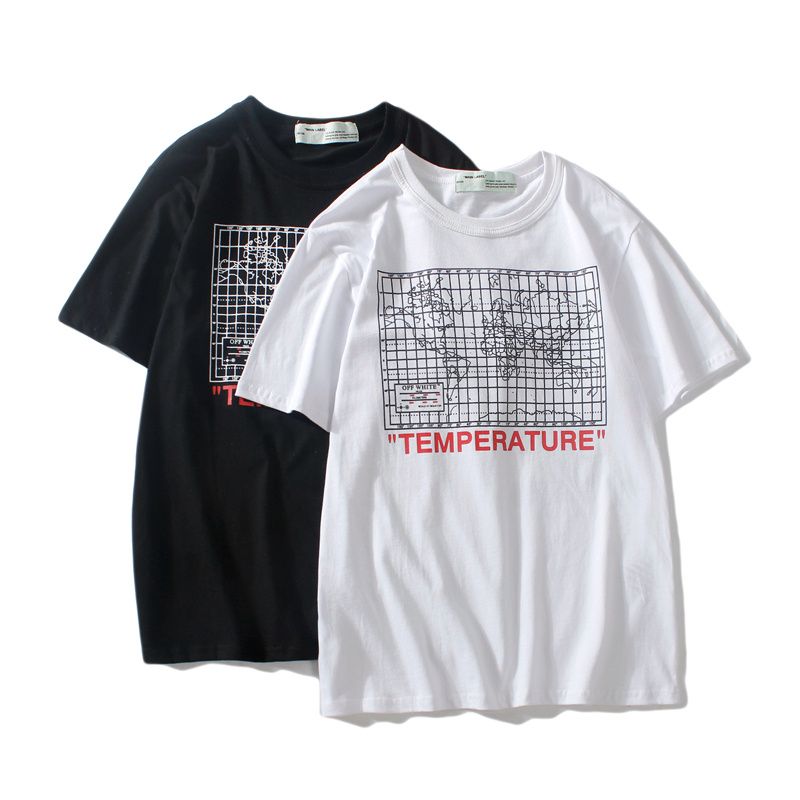 off white map tee
