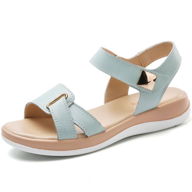 ladies leather sandals