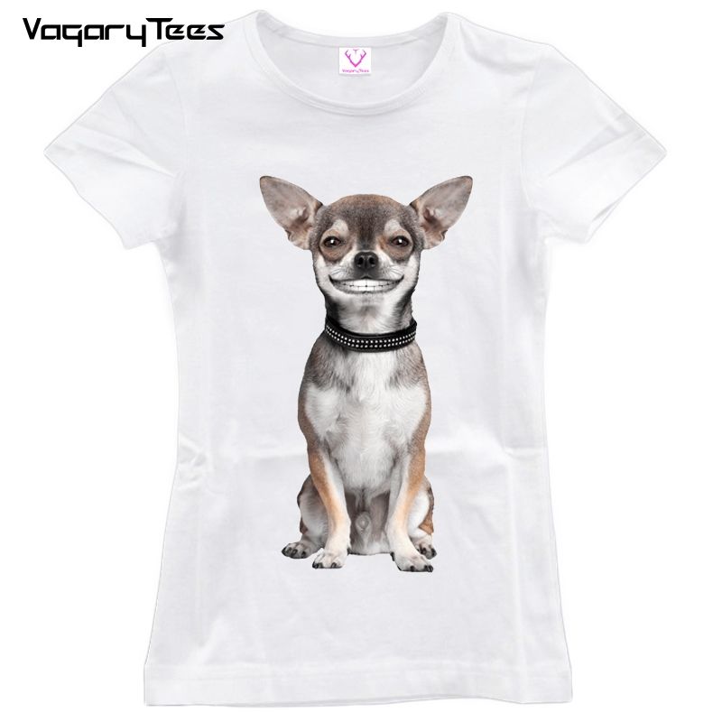 Funny T Shirt Women Chihuahua T-shirt 