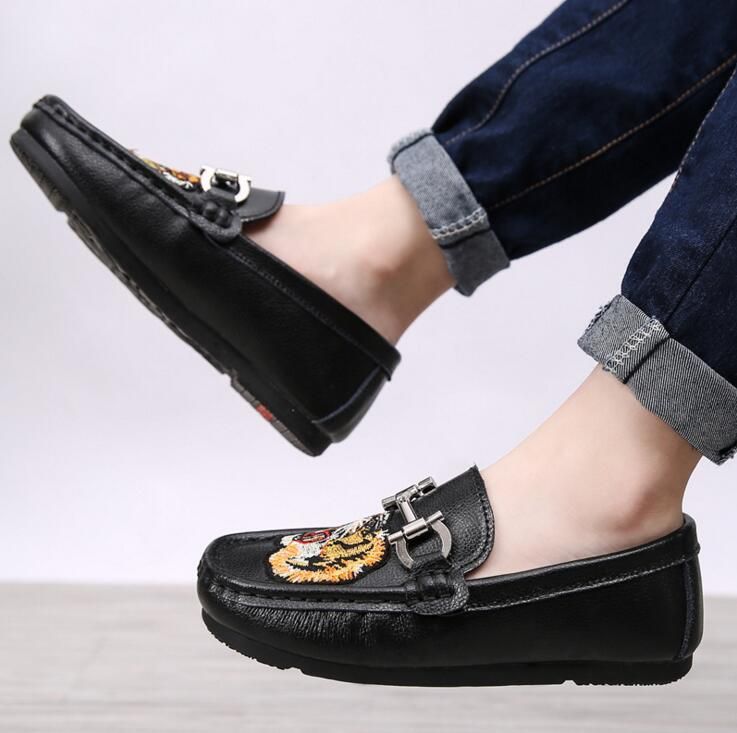 Genuine Leather Child Leather Shoes Boys Casual Sports Student Single Shoes Kids Flats Cowhide Comfortable Peas Shoes For Boys Size 31 40 Kids Flat Shoes Boy Shoe From Shujuan1688 26 39 Dhgate Com