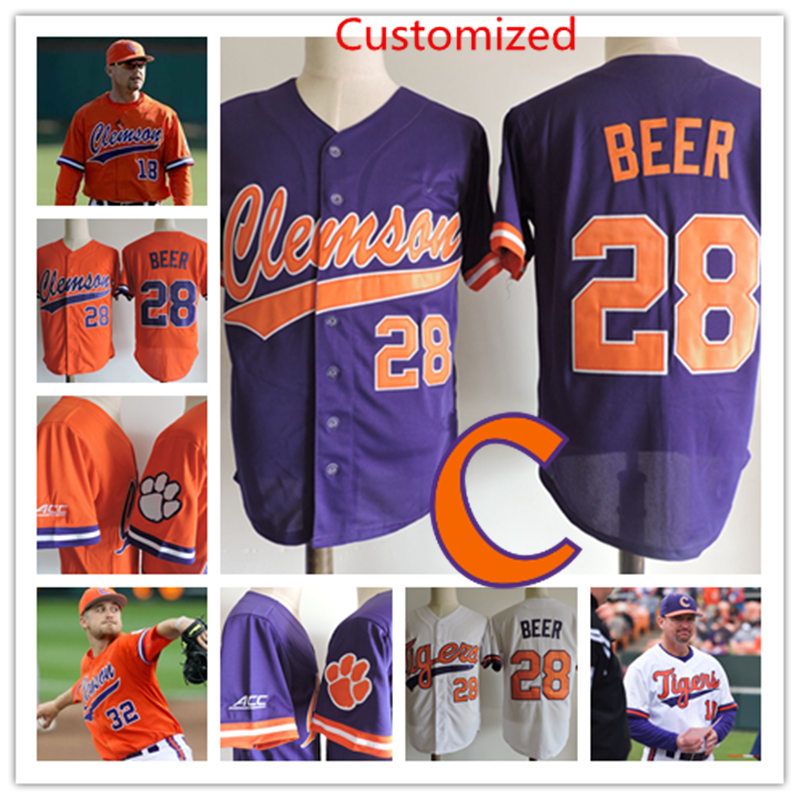 clemson baseball jersey