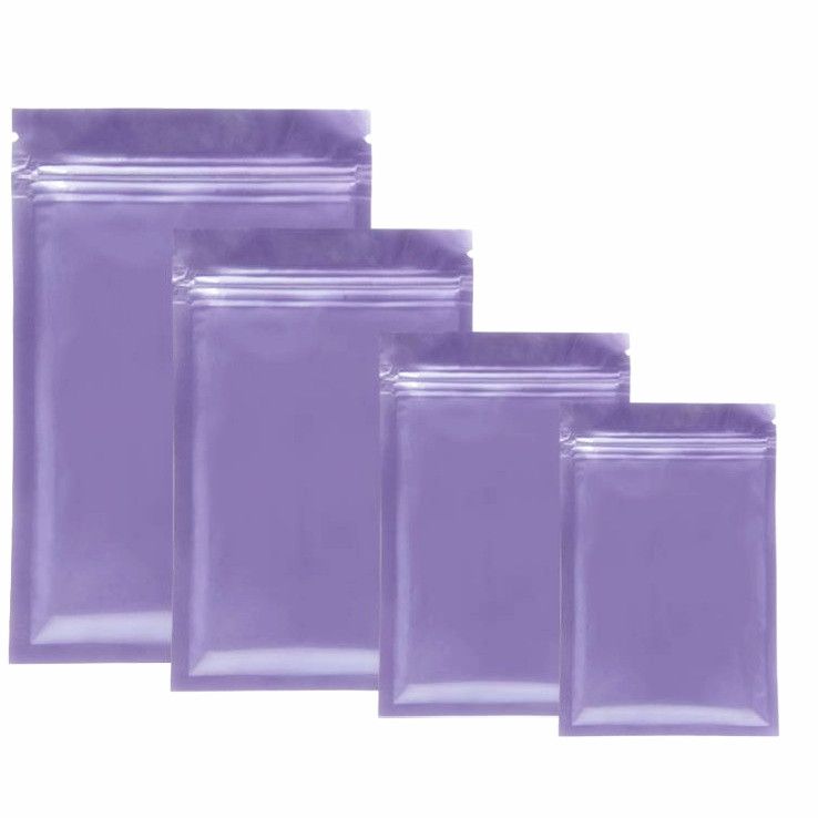 Download Wholesale 100 Glossy Purple Aluminum Foil Ziplock ...