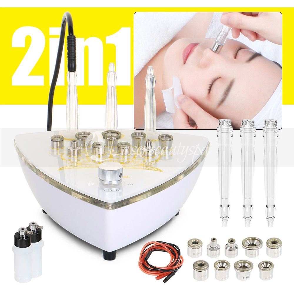 2 In 1 Dermabrasion Microdermabrasion Remove Blackhead Comedo Multi Functional Skin Rejuvenation