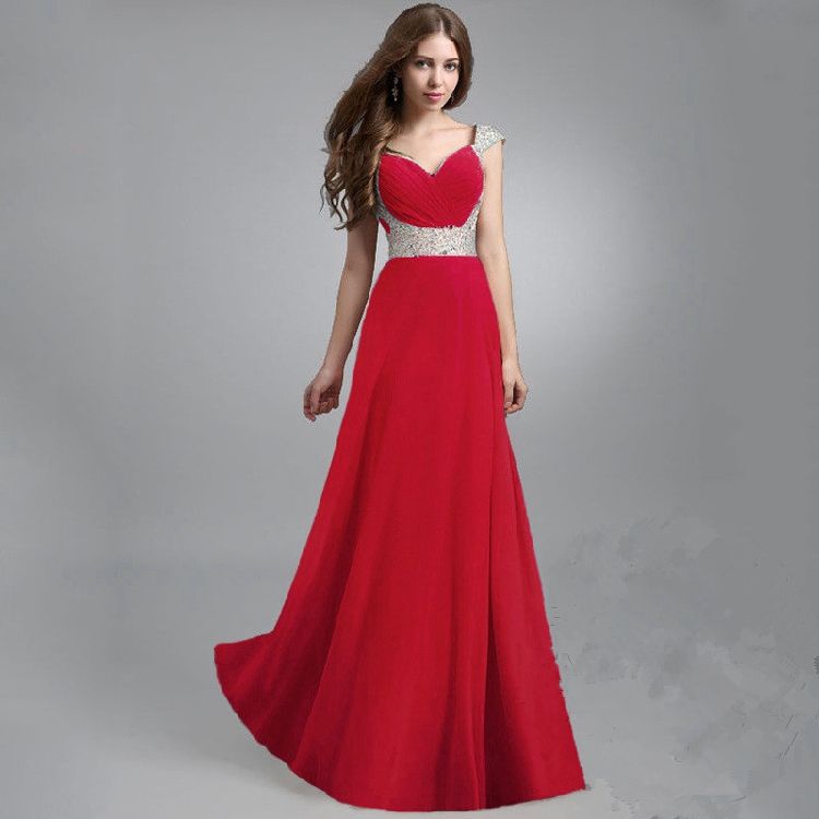 Compra Europa Y Los Estados Unidos Lentejuelas De Moda Vestido De Noche De  Lentejuelas Vestido De Gasa Vestido Rojo Barato | Entrega Rápida Y Calidad  | Es.Dhgate