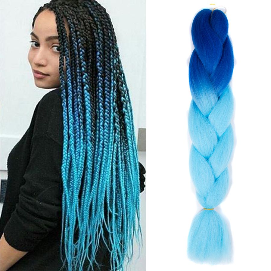two tone Ombre Jumbo Braiding Hair bundles Extension Synthetic Kanekalon Fiber for Twist Braiding Hair Black/Dark Brown/Light Brown Color two tone Ombre Jumbo Braiding Hair bundles Extension Synthetic Kanekalon Fiber for Twist Braiding Hair Black/Dark Brown/Light Brown Color