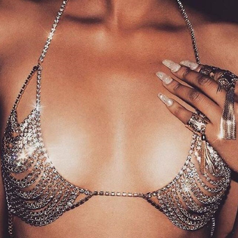 diamond thigh chain