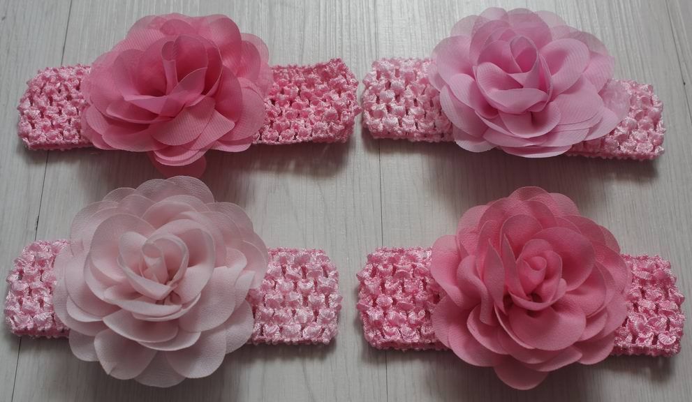 3 Flores De Fieltro De Gasa Elástica Suave Con Vendaje Para 3 Flores De Fieltro De Gasa Elástica Suave Con Vendaje Para