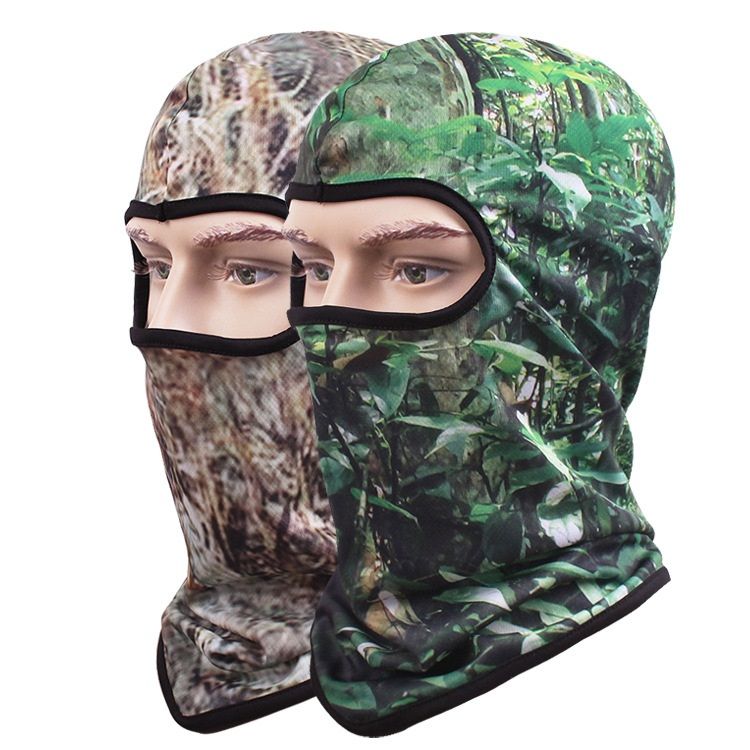 4 Colors Half Face Mask Tactics camouflage triangular Head towel Cover Mask Sunscreen Outdoors Neck Sleeve Magic Scarves T1C109