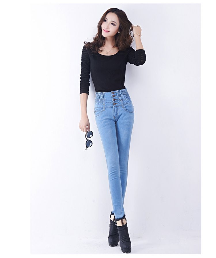 slim waist jeans