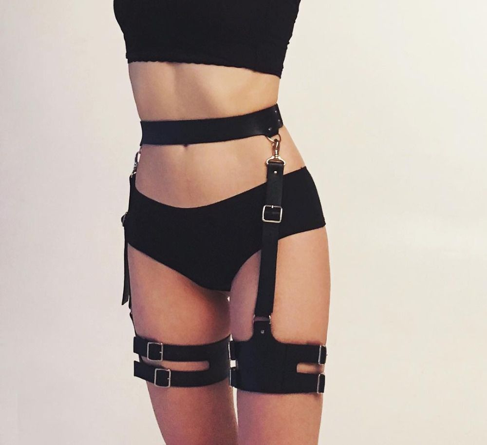 rave leg harness