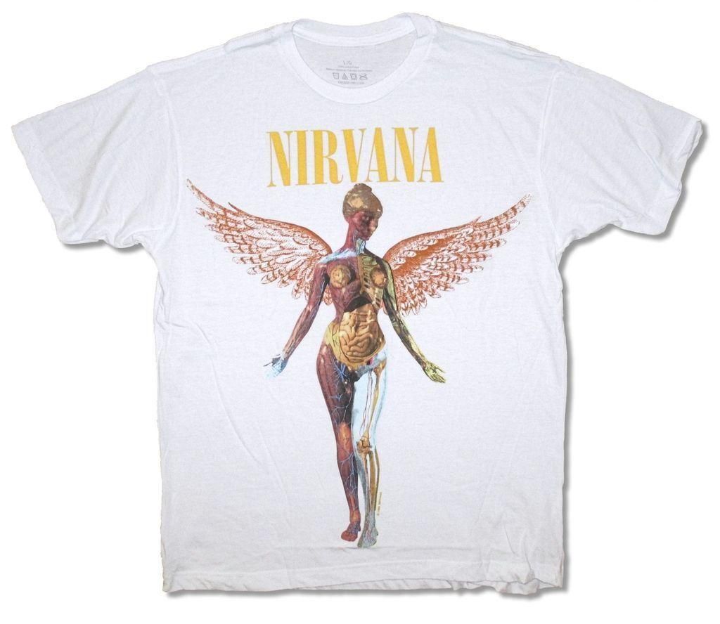 camiseta nirvana blanca