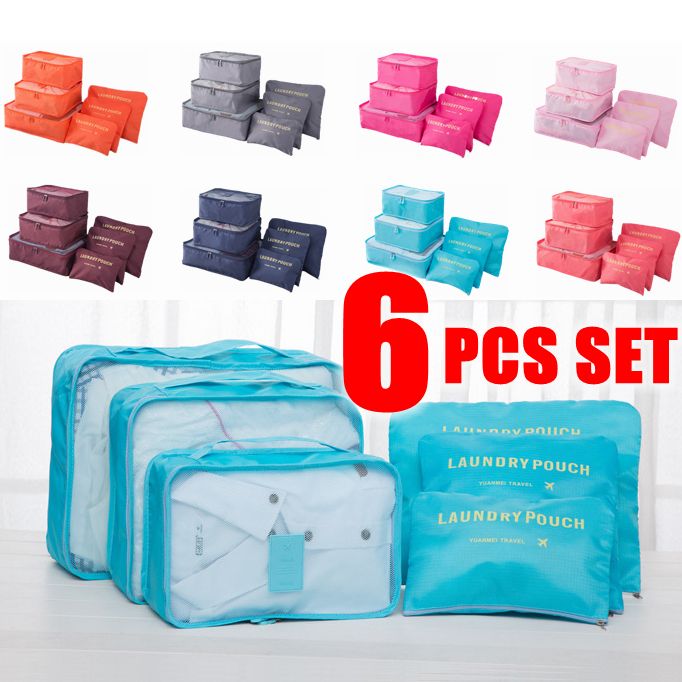 travel organizer pouch set