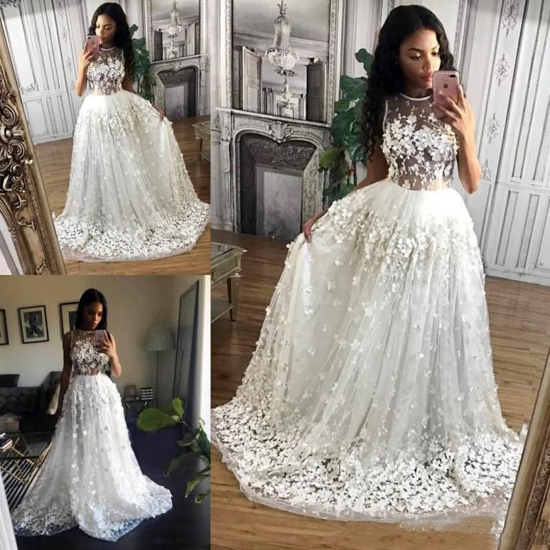 non traditional lace wedding dresses