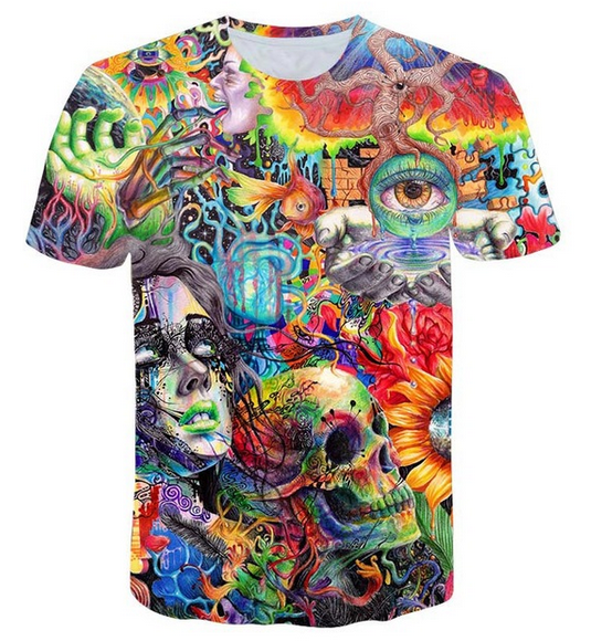 camisa psicodelica