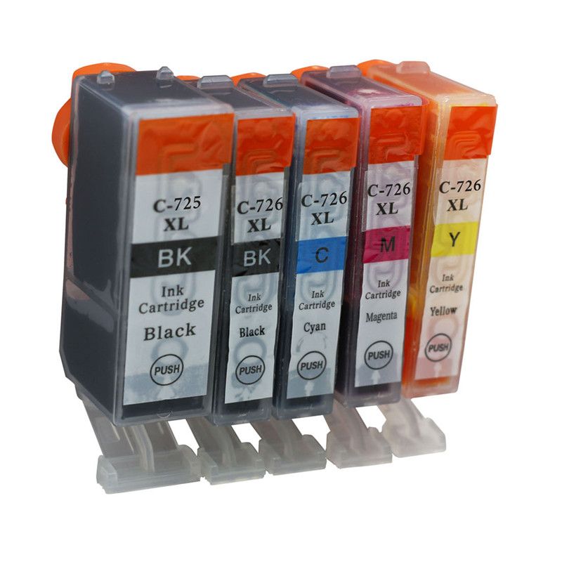 2021 5pk Pgi 725 Cli 726 Ink Cartridges Replacement For Canon Printers Pixma Ip4870 Ip4970 Ix6560 Mg6170 Mg6270 Mg8170 Printers Inkjet Part From Yshe 8 44 Dhgate Com