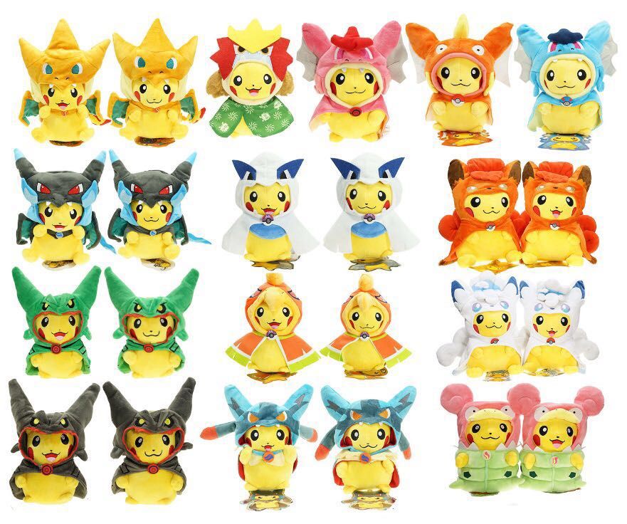 pikachu cosplay plush