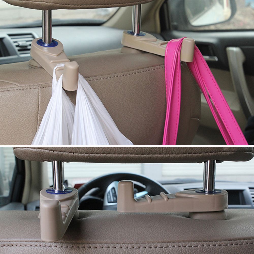 2020 Car Back Seat Headrest Hanger Hook Bag Holder Car Organizer