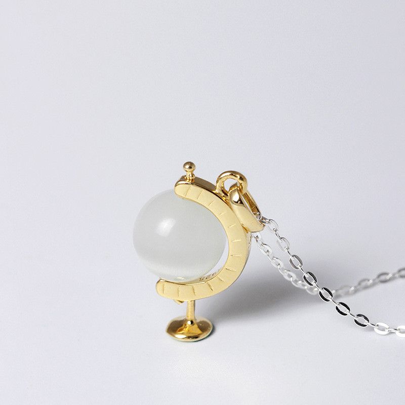 20 Mm Sterling Silver Lapis World Globe Gemstone Pendant Charm Necklace Watch Fashion Jewelry - Lapis World Globe Pendant 20 Mm Sterling Silver Lapis World Globe Gemstone Pendant Charm Necklace Watch Fashion Jewelry - Lapis World Globe Pendant