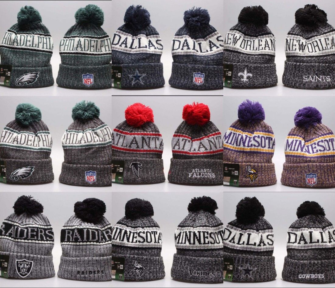 sports team beanie hats