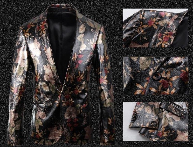 Discount Men Blazer 2018 Designer Colorful Mens PU Fancy Suits Discount Men Blazer 2018 Designer Colorful Mens PU Fancy Suits