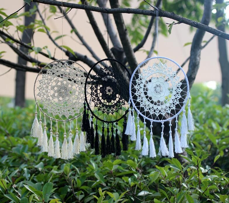Handmade Indian Dream Catcher With Tassels Wall Hanging Decoration