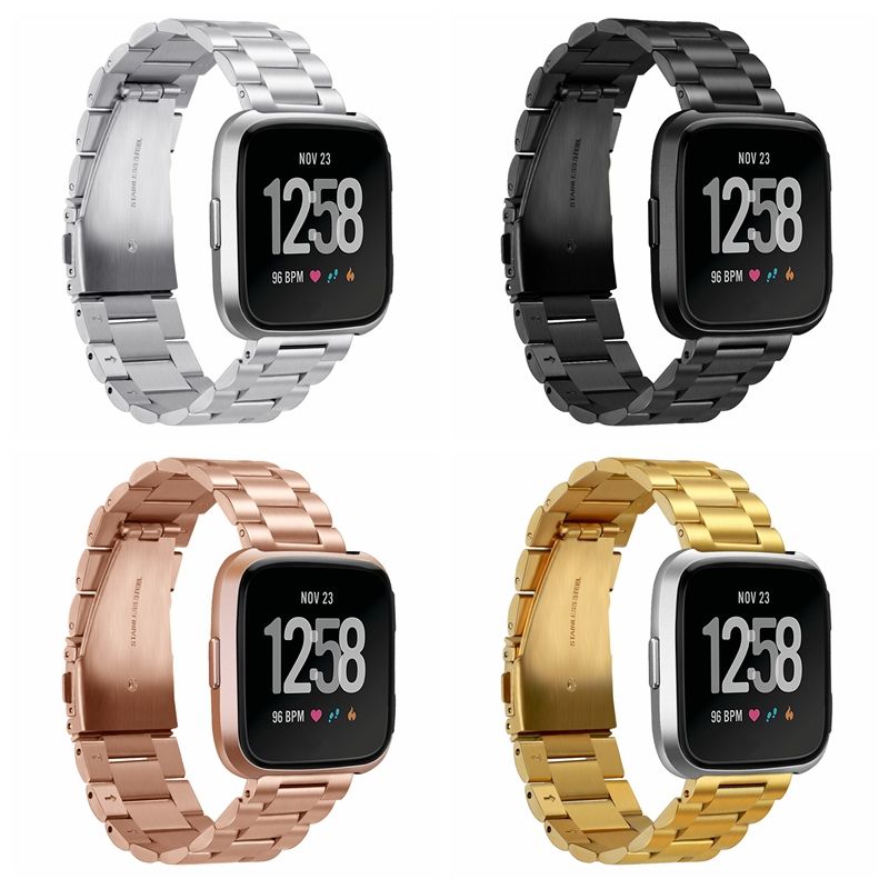 fitbit versa bands metal