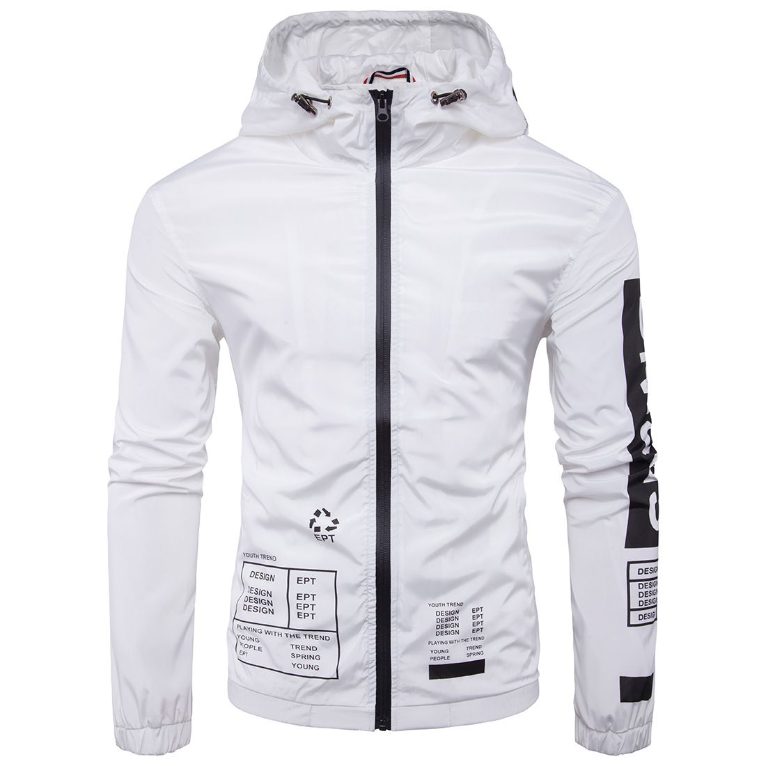 Mens Designer Jackets White Letter 