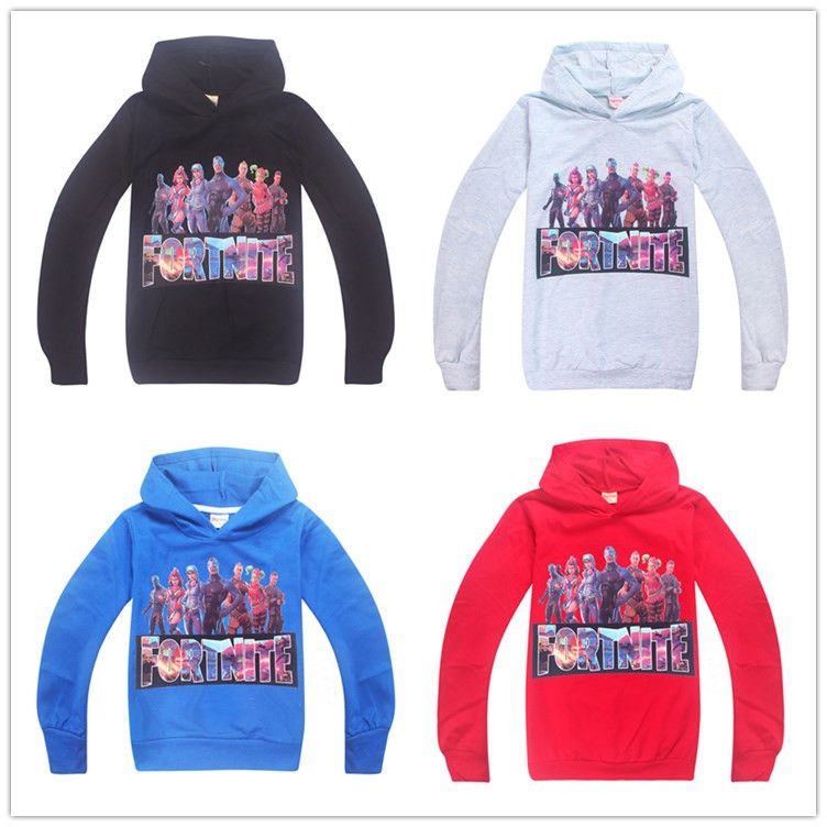 2019 Kids Fortnite Heros Pullover Hoodie Casual Hooded Sweatshirt Jumper Fortnite Royale Castle Long Sleeve Kids Youth Fleece Sweaters Hot Sale From