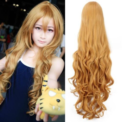 Acquista Parrucca Cosplay Lunga Ondulata Riccia Aisaka Taiga Anime TIGER  DRAGON Toradora! Parrucca A 16,42 € Dal Xiao130 | DHgate.Com