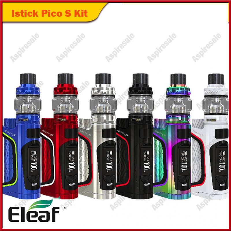 Eleaf Istick Pico S With Ello Vate Kit Eleaf Istick Pico Vape Box Mod Kit Powered Via 510 Thread Batttery Mod Cheap E Cigarette Starter Kit E Cigs Starter Kit From Aspiresale