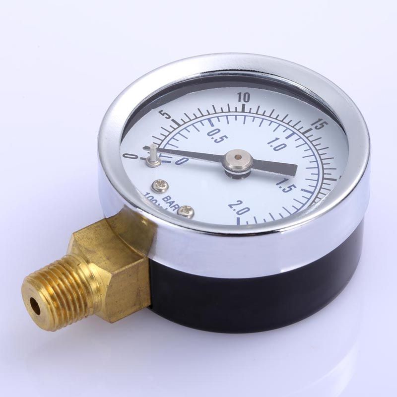 0 ~ 30 PSI 0 ~ 2bar mini dial manómetro compresor metros hydraulikdruckmess b6e1 