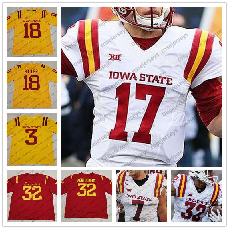 2020 2019 Isu Iowa State Cyclones Football 1 Tarique Milton 3 Kene Nwangwu Jaquan Bailey 8 Deshaunte Jones Red Yellow White Jersey 4xl From Rosejerseys 14 94 Dhgate Com
