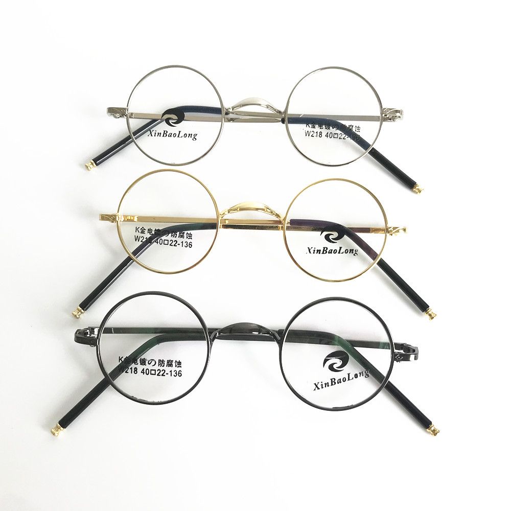 Redondas De Anteojos Redondas Pequeñas 40 Mm, De Metal, Montura Completa, Lentes Unisex De 41,59 € | DHgate