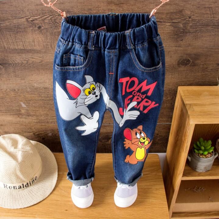 Compra Dibujos Animados De Tom Y Jerry 2 6 Años Pantalones De Niños 2016  Baby Boys Girls Jeans Moda Otoño Niños Pantalones Ropa De Niños Barato |  Entrega Rápida Y Calidad | Es.Dhgate