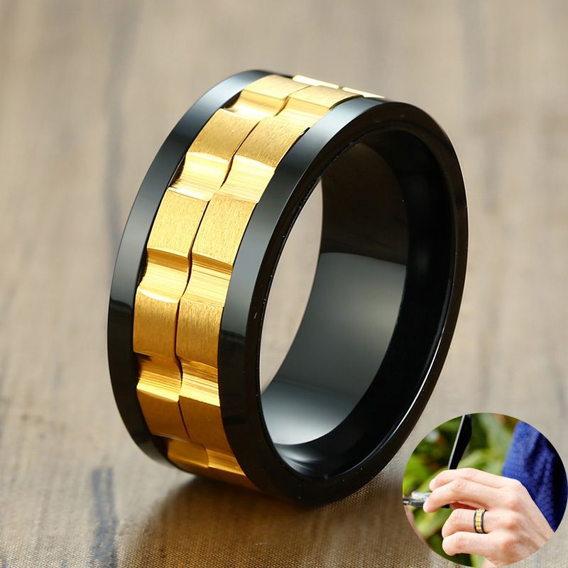 Mens Spinner Rings With Gears Bruin Blog