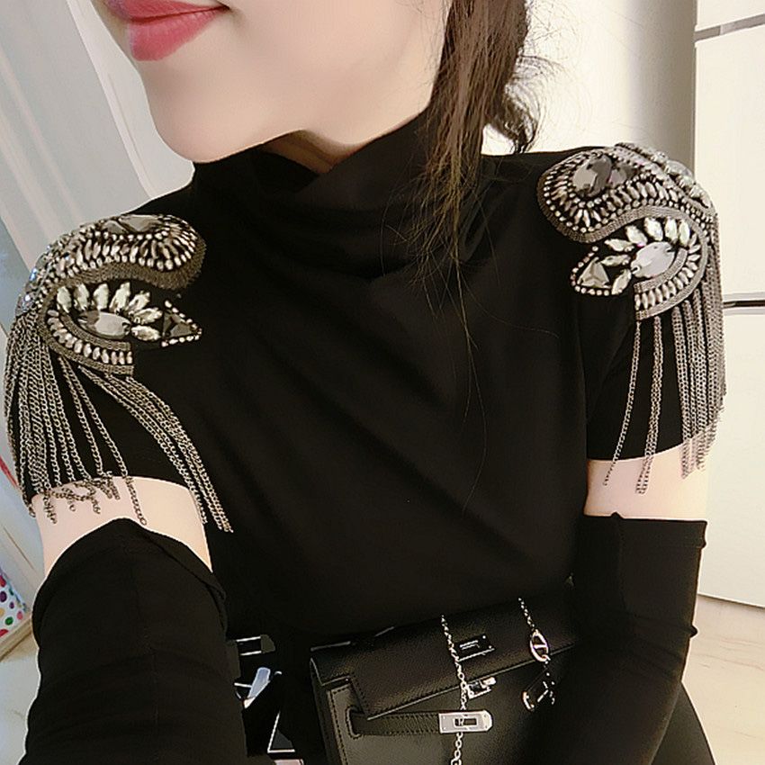 Accesorios de ropa para hombre y mujer, Blazer, charretera, kpop, hecho a  mano con flecos, joyería punk de metal con borlas|blazer epaulet|blazer  accessoriesmetal epaulette - AliExpress
