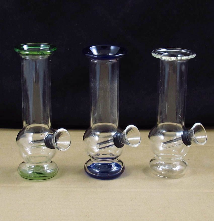 2020 4.7 Inch Small Mini Cheap Glass Water Bong Bubbler Smoke Pipe