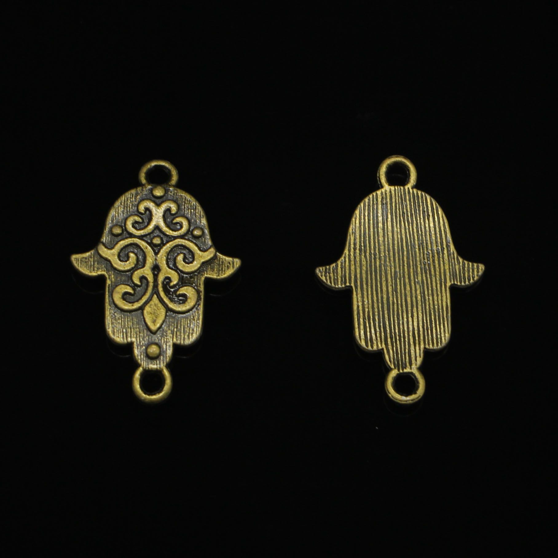 50Pcs Vintage Zinc Alloy Pendant Handmade Making Accessories Jewelry DIY