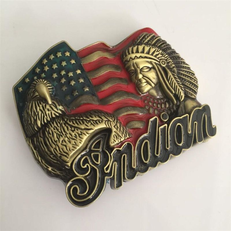 Hebilla de cintur/ón American Eagle Belt Buckle USA Flag