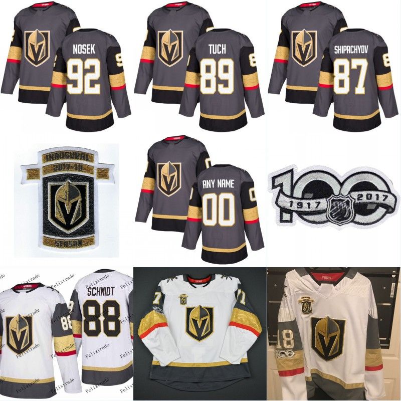 100th Patch Vegas Golden Knights Jersey 