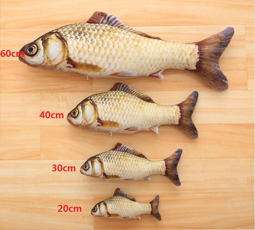 stuffed fish dog toy
