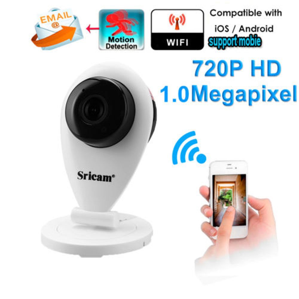 Sricam New Onvif HD 720P Wireless Indoor Home Monitor IP Camera SP009