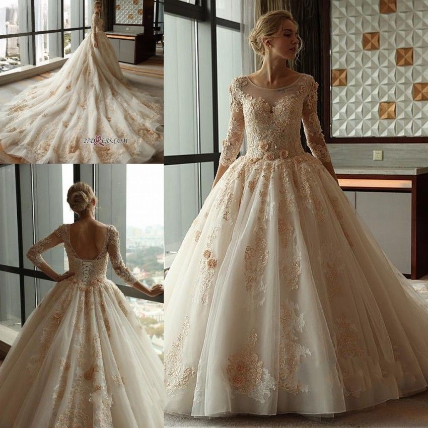 beautiful champagne dresses