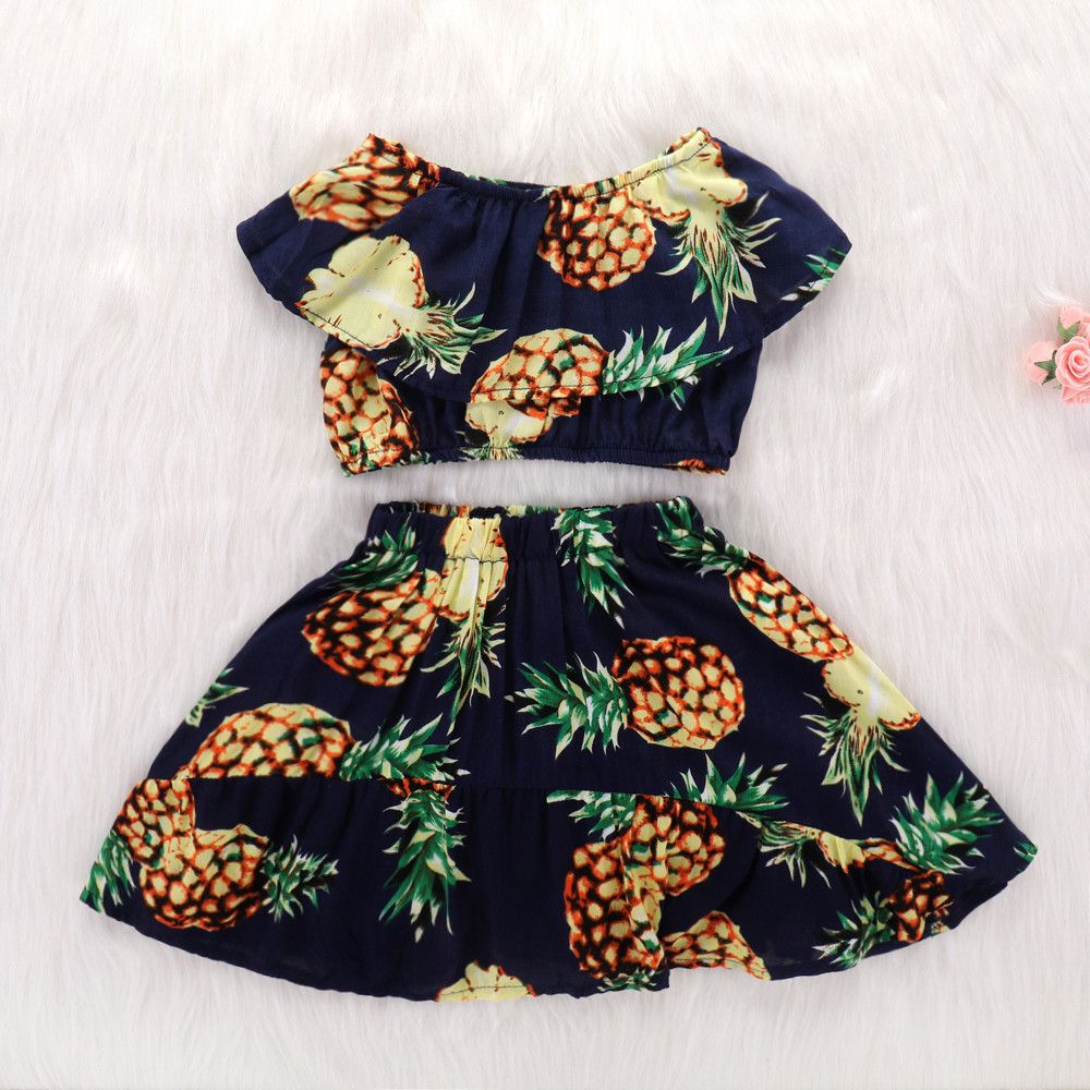 baby girl pineapple outfit