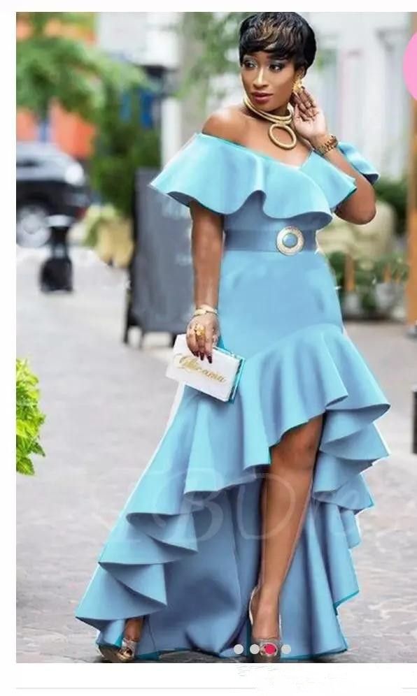 pale blue graduation dress