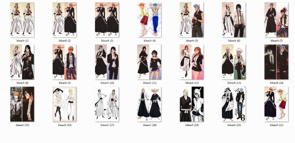 Hot Anime Bleach Characters Ulquiorra Cifer And Grimmjow