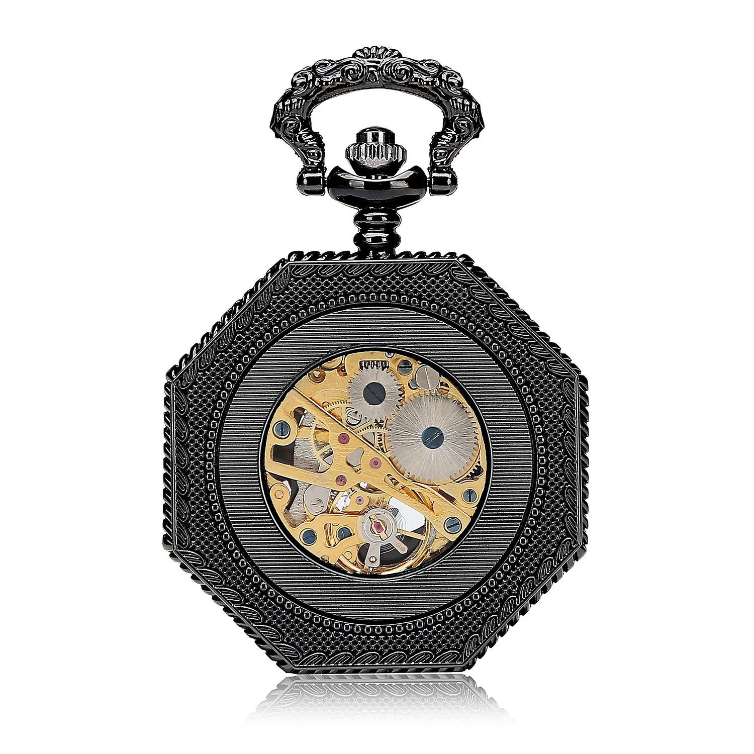 hexagon pocket watch