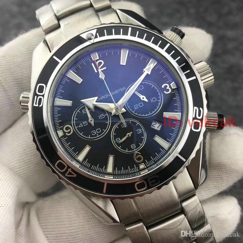 Top Luxury Brand New Japanese Quartz Chronograph Stopwatch ...