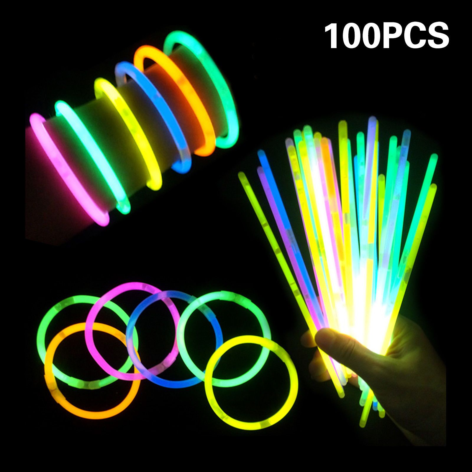 blue glow bracelets
