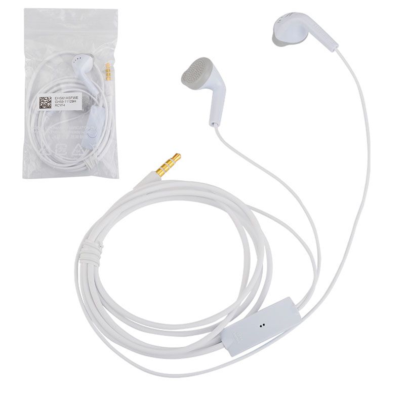 satin al samsung s5830 c550 kulaklik icin 150 cm beyaz cizgi evrensel kontrol yarim kulak tipi cep telefonu kulaklik ile opp canta dhl ucretsiz